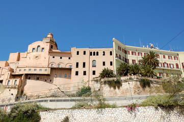 Fototapeta na wymiar Cagliari - Zamek
