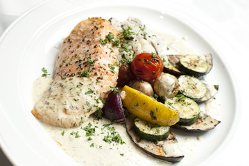 Fish course
