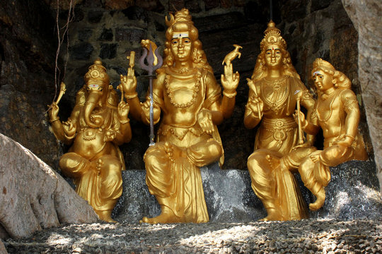 Hindu God Shiva with family, Trincomalee, Sri Lanka