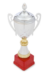 Winners cup isolated on the white