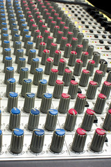 Sound mixer tuning color image