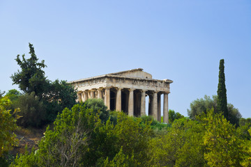 Fototapeta na wymiar Ancient Agora at Athens, Greece