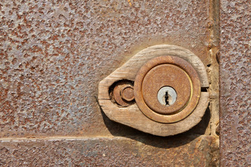 rusty lock