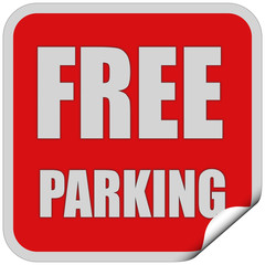 Sticker rot quad cu FREE PARKING