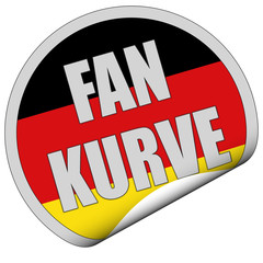 Sticker srg rund curl unten FANKURVE