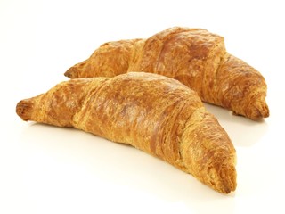 Croissant, isolated