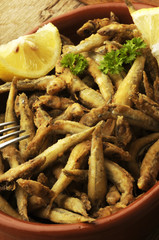 煎鱼 Gebratener fisch 튀긴 생선 Pesce fritto