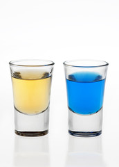 Two shot glasses