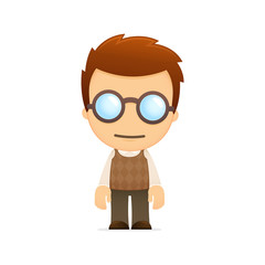 funny cartoon genius