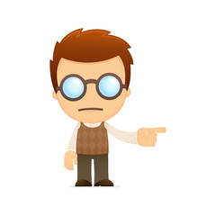 funny cartoon genius