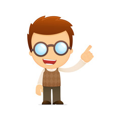 funny cartoon genius