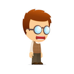 funny cartoon genius