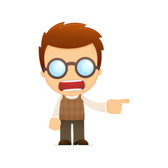 funny cartoon genius