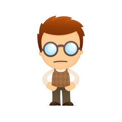 funny cartoon genius