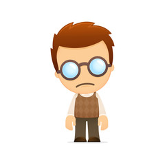 funny cartoon genius