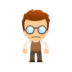 funny cartoon genius