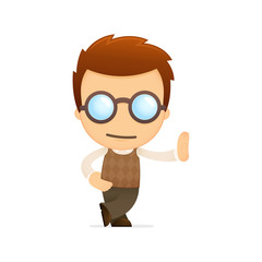 funny cartoon genius