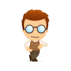 funny cartoon genius