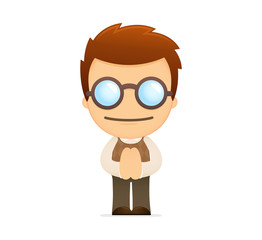 funny cartoon genius