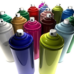 Bombes de peinture aérosol