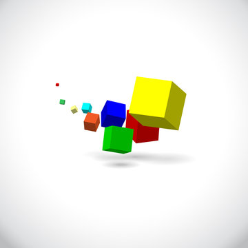 Flying cubes