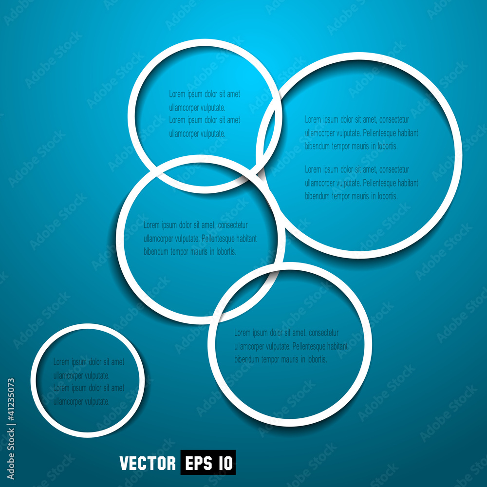 Canvas Prints web design circles