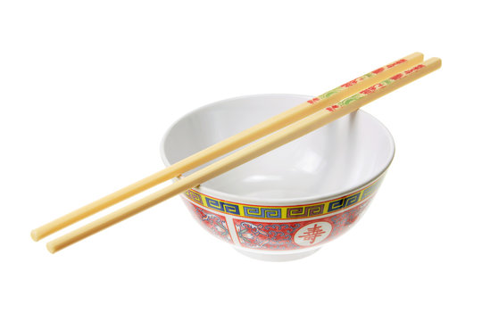 Chinese Bowl and Chopsticks