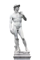 Afwasbaar Fotobehang Europese plekken Florence - David door Michelangelo