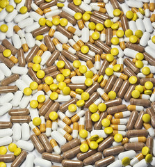 Pills background