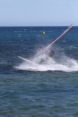 Obraz premium situation planche à voile