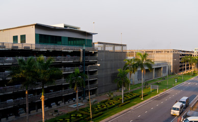 Fototapeta premium car park at the airport