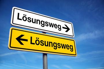Obraz premium Lösungsweg!