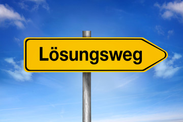 Obraz premium Lösungsweg!