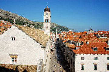 Fototapeta premium Main street of Dubrovnik (Croatia)