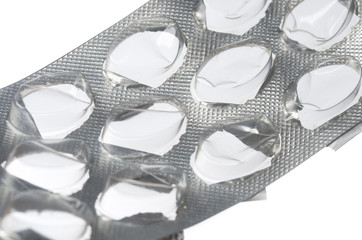 Empty Blister Pill Pack
