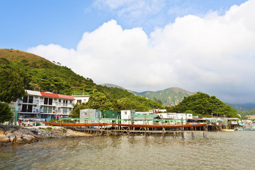 Fototapeta na wymiar Tai wioska woda O w Hong Kongu w dzień