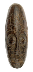 Wooden brown ritual mask