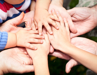 Joined hands