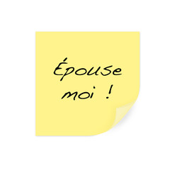 Demande en mariage : Épouse moi !