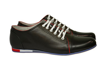 Man's shoes  on white background
