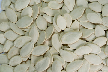 Close up of pumpkin seeds