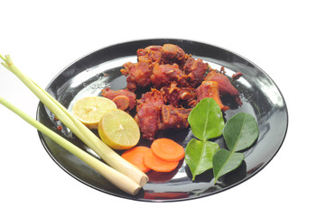 pork and thai herbs