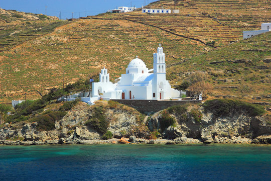 greek island classic church cyclades