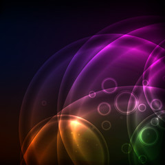 Shiny Circles, EPS10 Vector Background