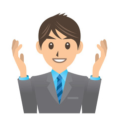 サラリーマン D 2 話す イラスト