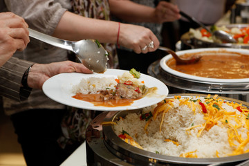 Catering food
