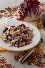 Radicchio poisson and queso 菊苣和奶酪鱼