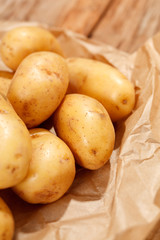 fresh potatoes