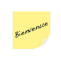 Post-it Bienvenue