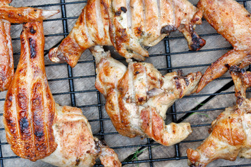Grilled chicken wings